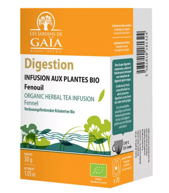 Digestion - infusion aux plantes BIO - Fenouil