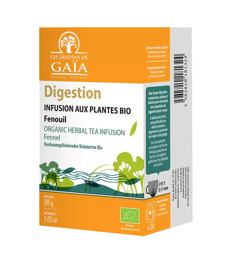 Digestion - infusion aux plantes BIO - Fenouil