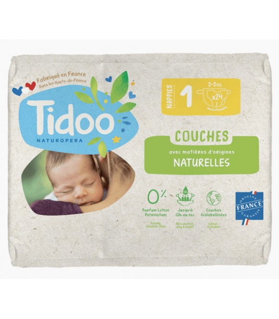 Couches avec matières d'origines naturelles - T4 (7 à 18 kg)