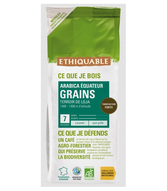 Café Équateur GRAINS bio & équitable - 500 g