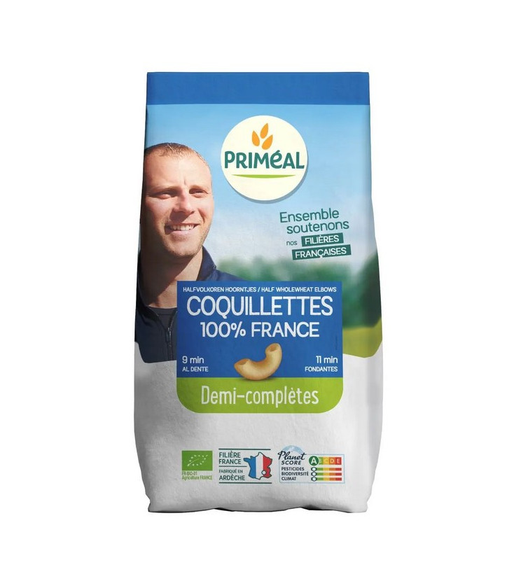 Coquillettes demi-complètes bio