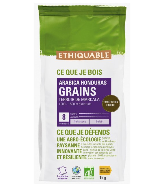 Café Honduras GRAINS bio & équitable 1 kg