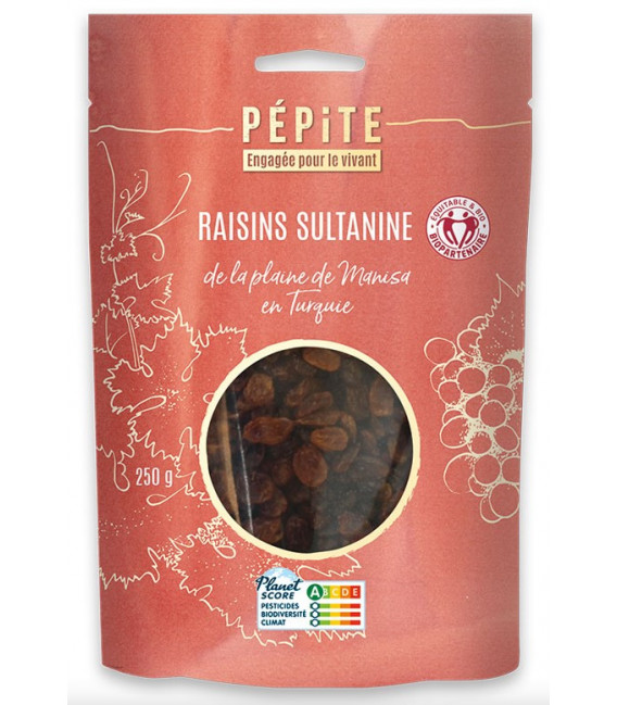 Raisins secs Sultanine bio