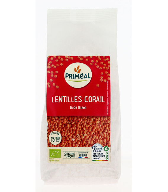 Lentilles corail bio