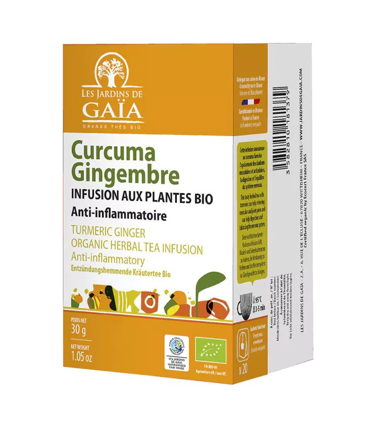 Défenses immunitaires - Curcuma Gingembre Bio