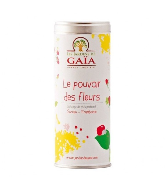 PROMO - Le Pouvoir des Fleurs - Mélange de Thés parfumés (Sureau , Framboise) bio