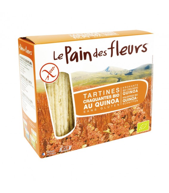 Tartines craquantes au quinoa sans gluten bio