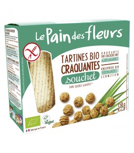 Tartines craquantes au souchet sans gluten bio